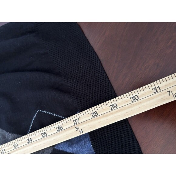 Cashmere Black Knit sweater sz XL GrampaCore Preppy by Sebatian Cooper - Picture 6 of 8